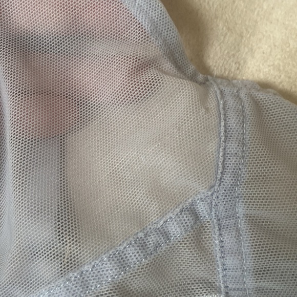 Jason Wu, mesh demi bustier bra, light blue periwinkle, super light weight XL - Picture 9 of 10